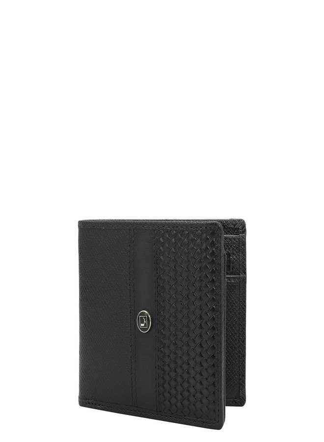 Da Milano RFID Protected Leather Wallet for Men with Card Slot - Black - Image 2